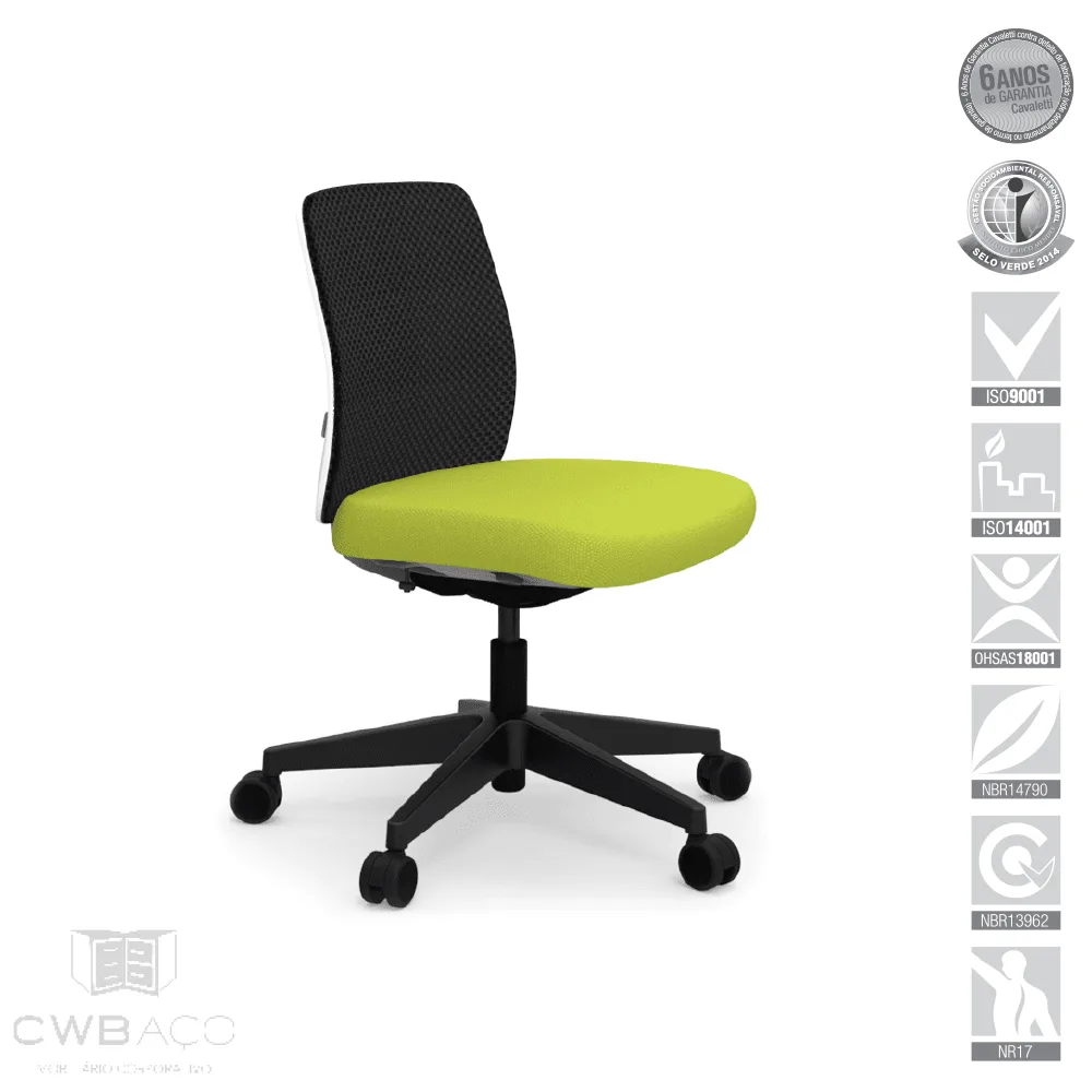 IDEA アイデア　316 Cadeira Giratória Diretor Sem Braço – Linha Idea – Cavaletti | CWB Aço