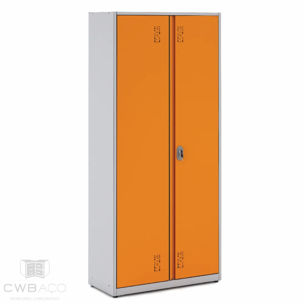 Armário com Fechadura | 1980 x 900mm – W3 - Chapa 26 | CWB Aço
